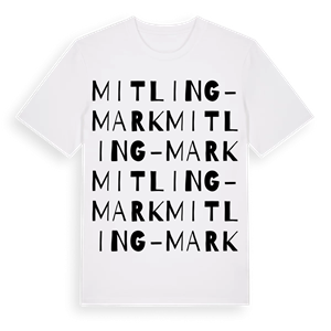 Mitling-Mark ordlek t-shirt – ekologisk bomull t-shirt från Pinshirt