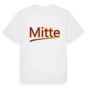 Mitte baseball t-shirt – ekologisk bomull t-shirt från Pinshirt