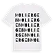 Molbergen ordlek t-shirt