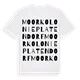 Moorkolonie Platendorf ordlek t-shirt