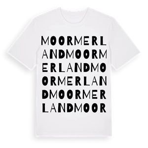 Moormerland ordlek t-shirt – ekologisk bomull t-shirt från Pinshirt