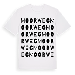 Moorweg ordlek t-shirt – ekologisk bomull t-shirt från Pinshirt