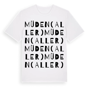 Müden (Aller) ordlek t-shirt – ekologisk bomull t-shirt från Pinshirt