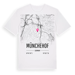 Münchehof karta t-shirt – ekologisk bomull t-shirt från Pinshirt