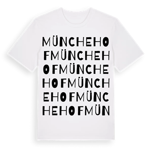 Münchehof ordlek t-shirt – ekologisk bomull t-shirt från Pinshirt