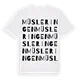 Müsleringen ordlek t-shirt