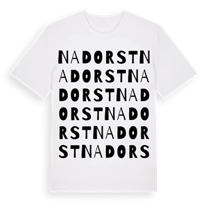 Nadorst ordlek t-shirt – ekologisk bomull t-shirt från Pinshirt