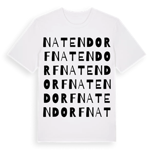 Natendorf ordlek t-shirt – ekologisk bomull t-shirt från Pinshirt