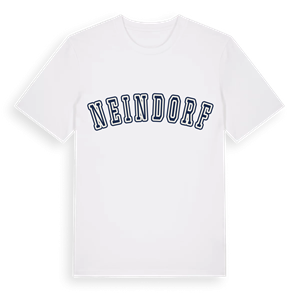 Neindorf college t-shirt – ekologisk bomull t-shirt från Pinshirt
