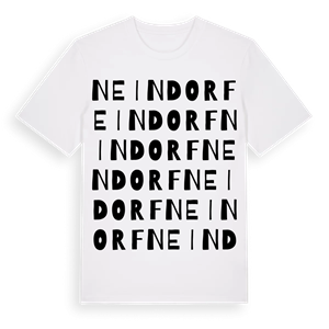 Neindorf ordlek t-shirt – ekologisk bomull t-shirt från Pinshirt