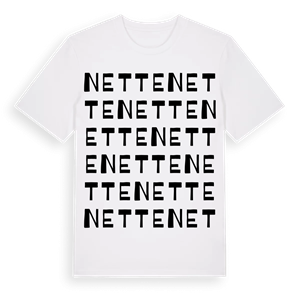 Nette ordlek t-shirt – ekologisk bomull t-shirt från Pinshirt