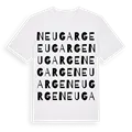 Neu Garge ordlek t-shirt