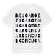 Neu Garge ordlek t-shirt