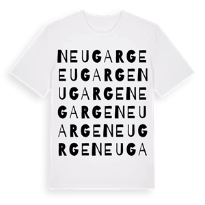 Neu Garge ordlek t-shirt – ekologisk bomull t-shirt från Pinshirt