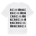 Neubörger ordlek t-shirt
