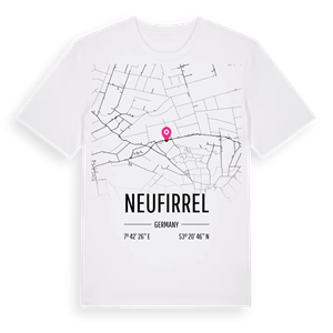 Neufirrel karta t-shirt – ekologisk bomull t-shirt från Pinshirt
