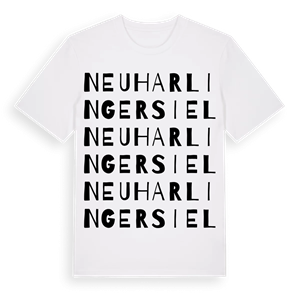 Neuharlingersiel ordlek t-shirt – ekologisk bomull t-shirt från Pinshirt