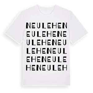 Neulehe ordlek t-shirt – ekologisk bomull t-shirt från Pinshirt