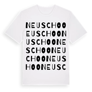 Neuschoo ordlek t-shirt – ekologisk bomull t-shirt från Pinshirt