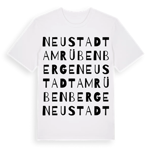 Neustadt am Rübenberge ordlek t-shirt – ekologisk bomull t-shirt från Pinshirt