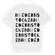 Niedernstöcken ordlek t-shirt