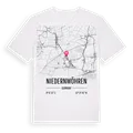 Niedernwöhren karta t-shirt