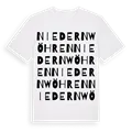 Niedernwöhren ordlek t-shirt