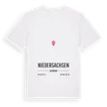 Niedersachsen karta t-shirt