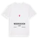 Niedersachsen karta t-shirt