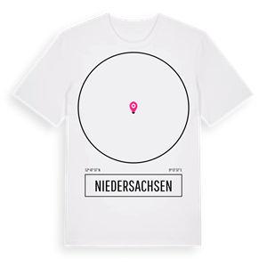 Niedersachsen t-shirt – ekologisk bomull t-shirt från Pinshirt