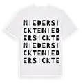 Niedersickte ordlek t-shirt