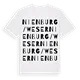 Nienburg/Weser ordlek t-shirt
