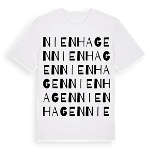Nienhagen ordlek t-shirt – ekologisk bomull t-shirt från Pinshirt