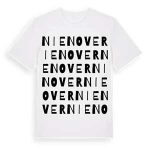 Nienover ordlek t-shirt – ekologisk bomull t-shirt från Pinshirt