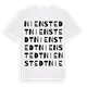 Nienstedt ordlek t-shirt