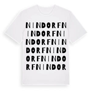Nindorf ordlek t-shirt – ekologisk bomull t-shirt från Pinshirt