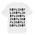 Nöpke ordlek t-shirt