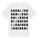 Nordburg ordlek t-shirt