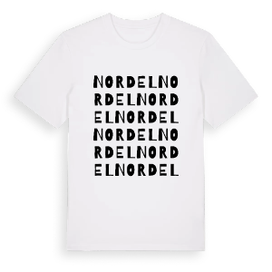 Nordel ordlek t-shirt – ekologisk bomull t-shirt från Pinshirt