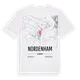 Nordenham karta t-shirt