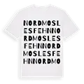 Nordmoslesfehn ordlek t-shirt