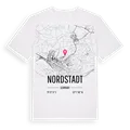 Nordstadt karta t-shirt