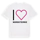 Jag älskar Nordsteimke t-shirt stort tryck