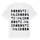 Nordsteimke ordlek t-shirt