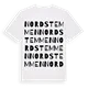 Nordstemmen ordlek t-shirt