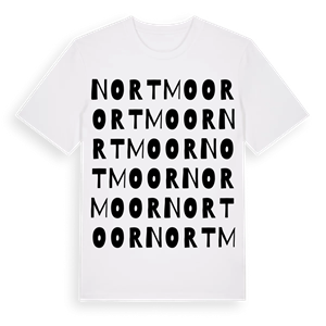 Nortmoor ordlek t-shirt – ekologisk bomull t-shirt från Pinshirt