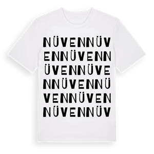 Nüven ordlek t-shirt – ekologisk bomull t-shirt från Pinshirt