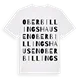 Oberbillingshausen ordlek t-shirt