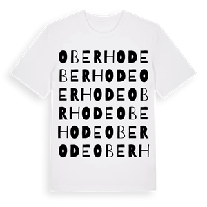 Oberhode ordlek t-shirt – ekologisk bomull t-shirt från Pinshirt