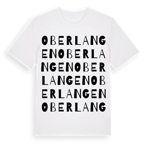 Oberlangen ordlek t-shirt – ekologisk bomull t-shirt från Pinshirt